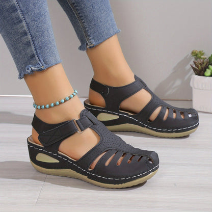 Bamberg – Komfort Sandalen mit sanfter Erhöhung