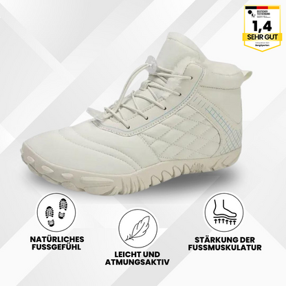 Fußkomfort - Schmerzlindernder & wasserfester Barfußschuh für maximalen Komfort