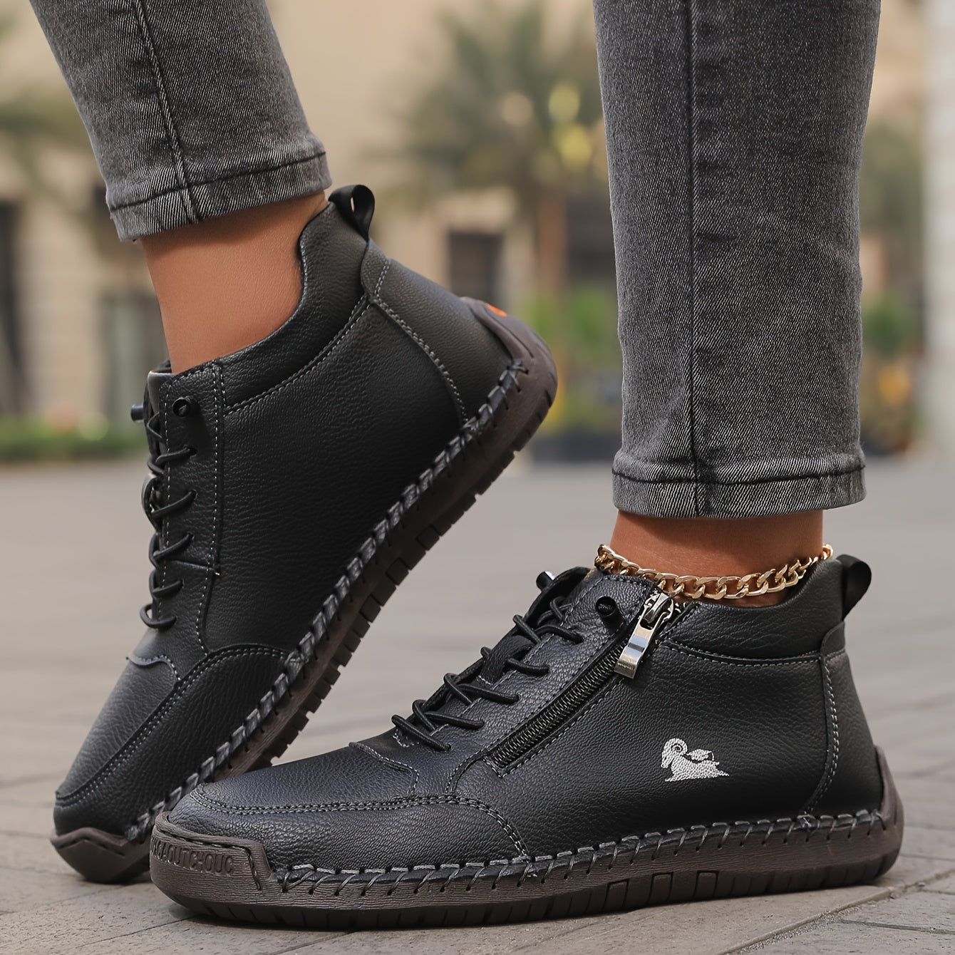 Hildesheim  – Komfortable orthopädische Sneakers + Reißverschluss