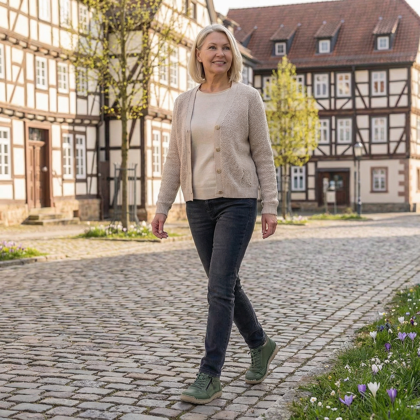 Hildesheim  – Komfortable orthopädische Sneakers + Reißverschluss