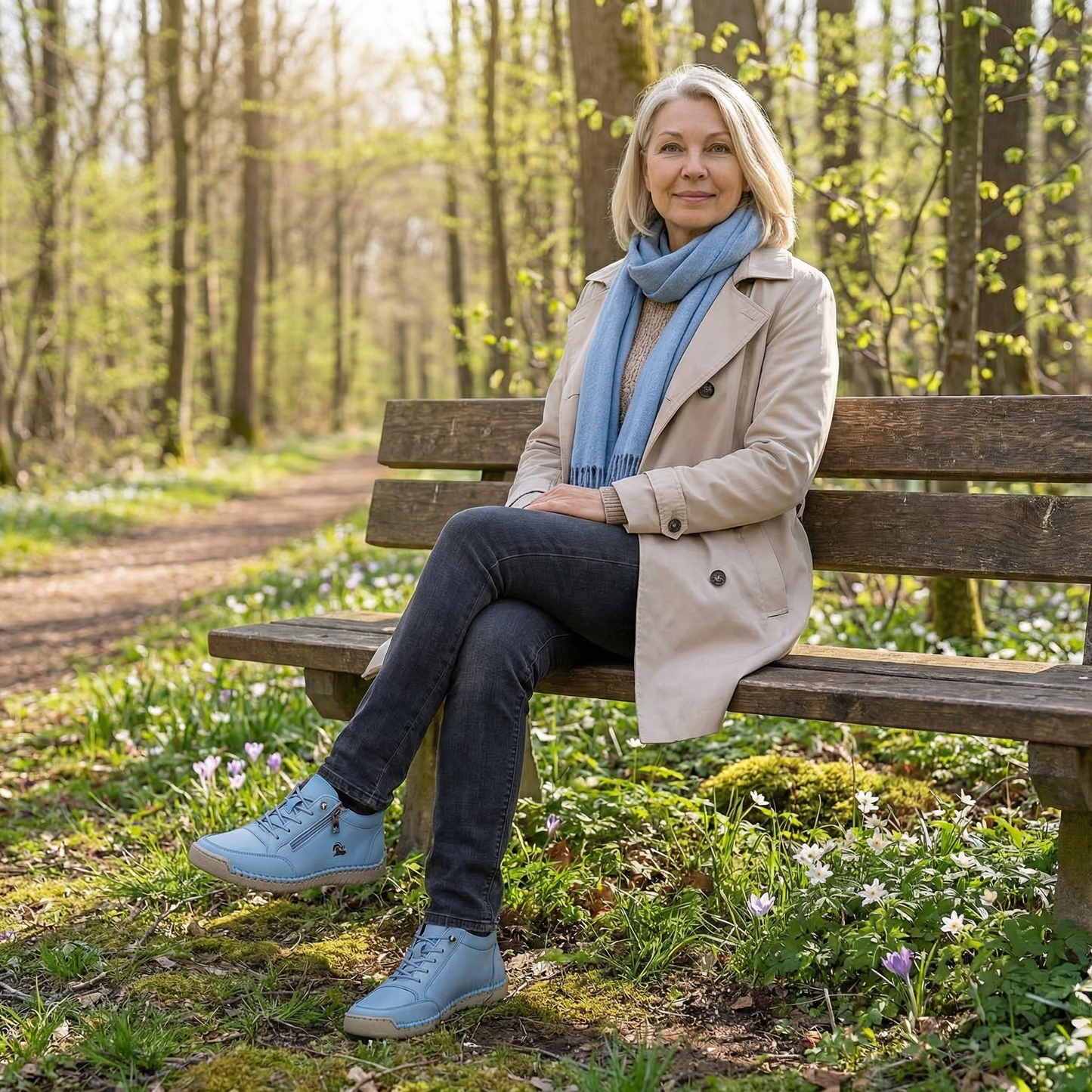 Hildesheim  – Komfortable orthopädische Sneakers + Reißverschluss