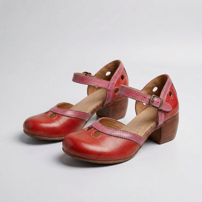 Fürth - Orthopädische Sandalen mit niedrigem Absatz